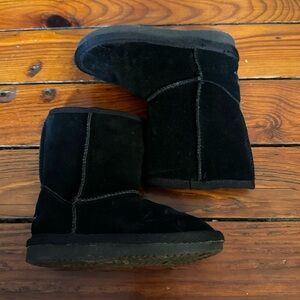 Black Fur Calf Boots Size 8T Zodiac Girl Toddler